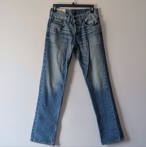 Hollister Men's Light Blue Bootcut Jeans